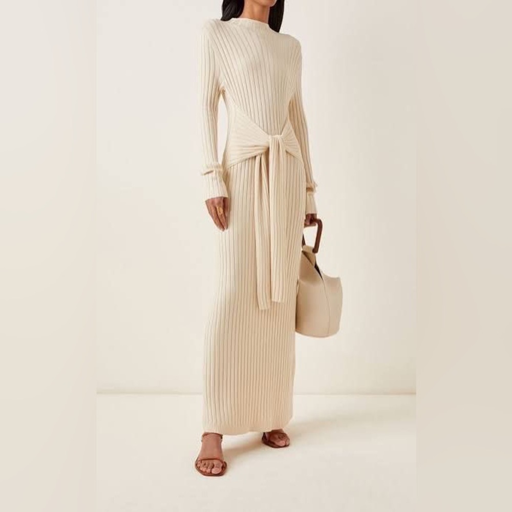 Significant Other Ariana Knit Maxi Dress in ivory size 2